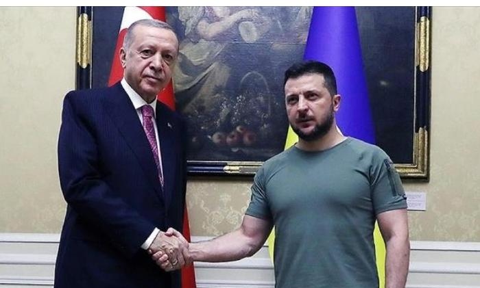 Zelenski Ərdoğanı türkcə təbrik etdi