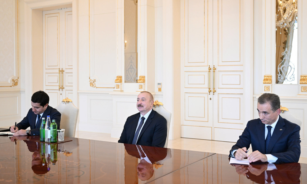 Prezident İlham Əliyev Rumıniya Senatının sədrini qəbul etdi (FOTO)