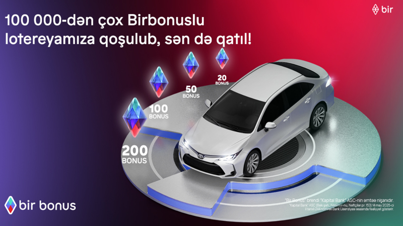 Tələsin və indi qoşulun! 100 000 nəfər Toyota Corolla və yüzlərlə bonus qazanmaq şansı əldə etdi