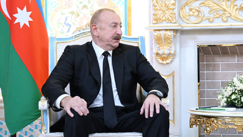 Prezident AZAL-ın təyyarə qəzası ilə bağlı vəziyyətə şəxsən nəzarət etdiyinə görə Putinə minnətdarlığını bildirib