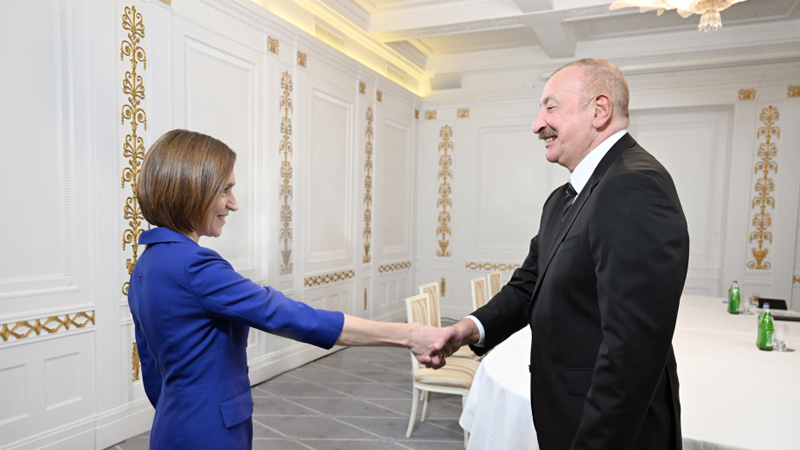 Prezident Maya Sandu ilə görüşdü (FOTO)