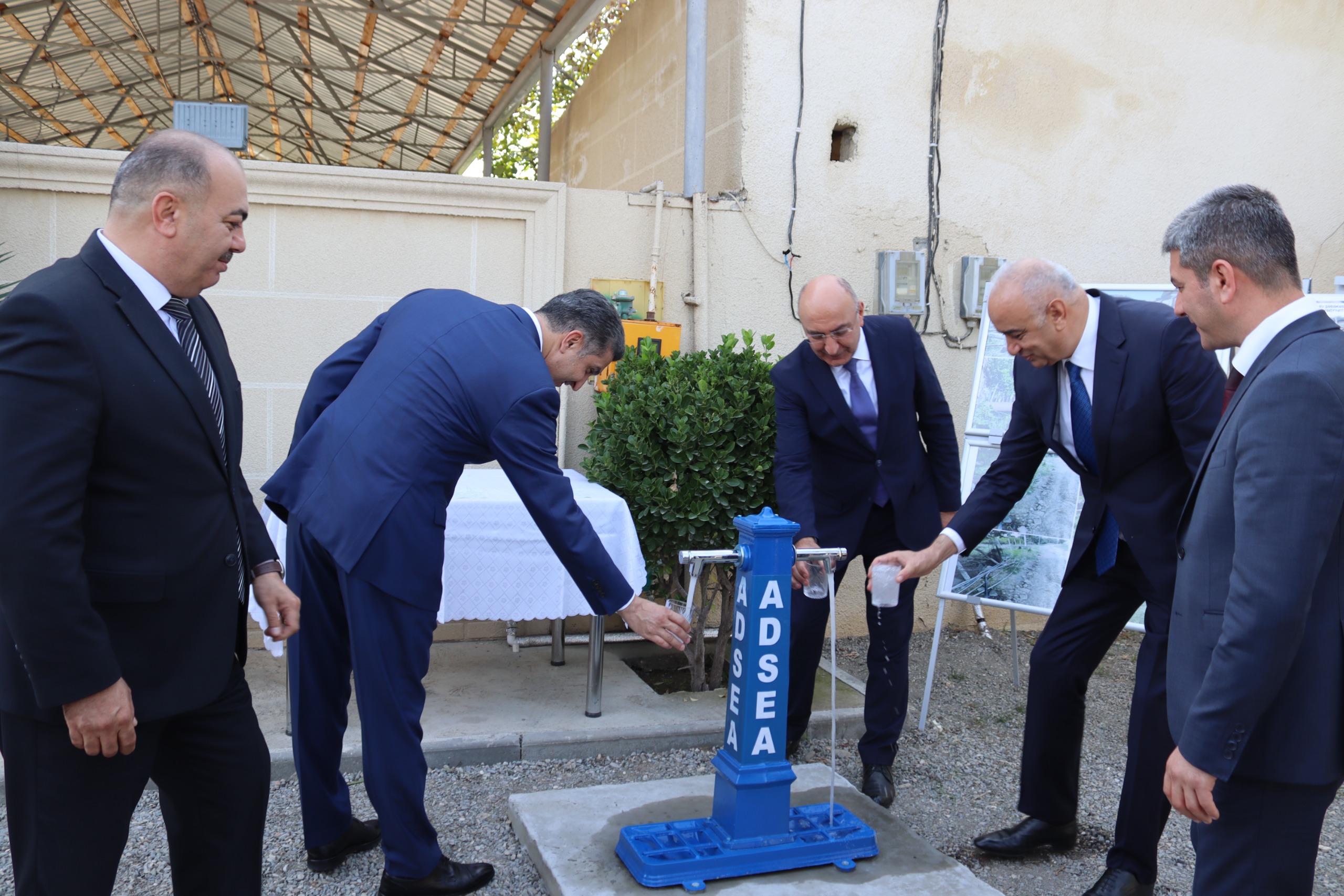 ADSEA daha bir kəndi içməli su ilə təmin etdi (FOTO)