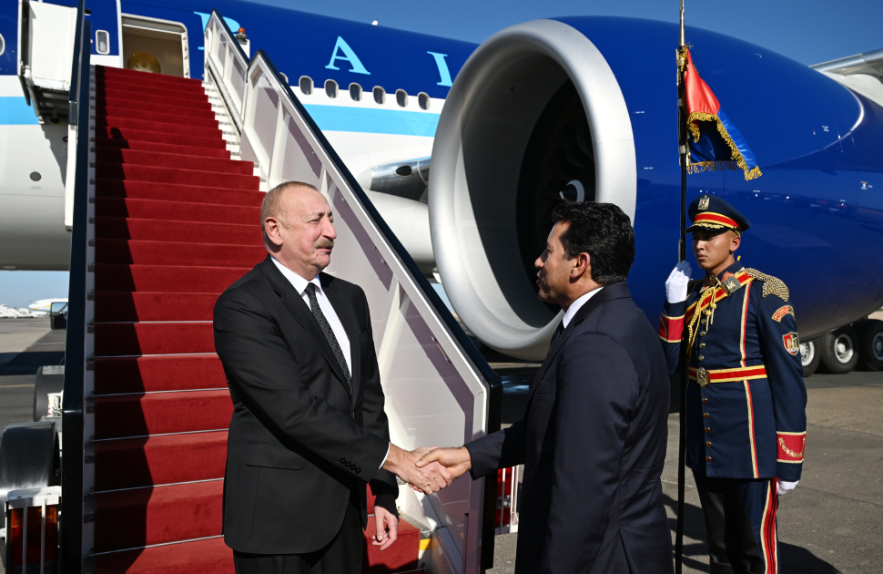 Prezident Misirə getdi (FOTO)