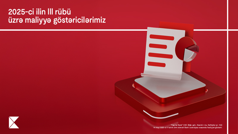 Kapital Bank 2025-ci ilin III rübü üzrə maliyyə nəticələrini elan edib