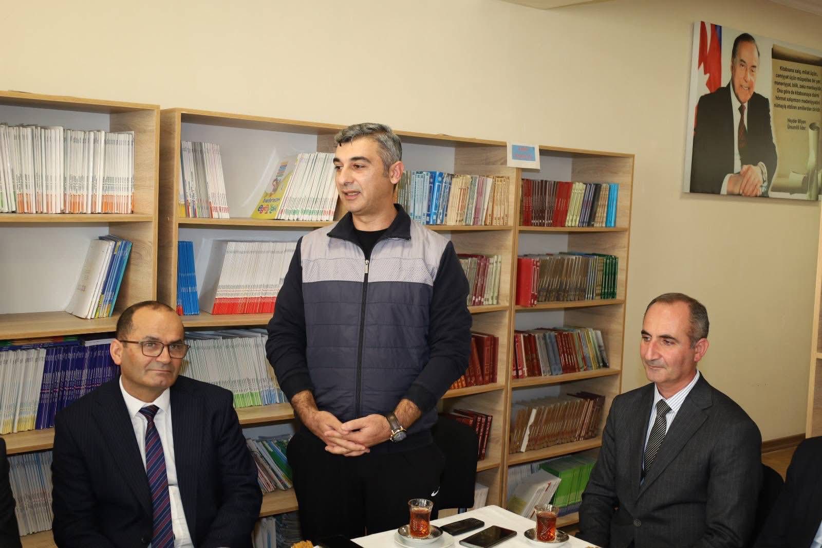 İsmayıllı şəhər 6 saylı tam orta məktəbinin kollektivi ilə görüş keçirildi (FOTO)