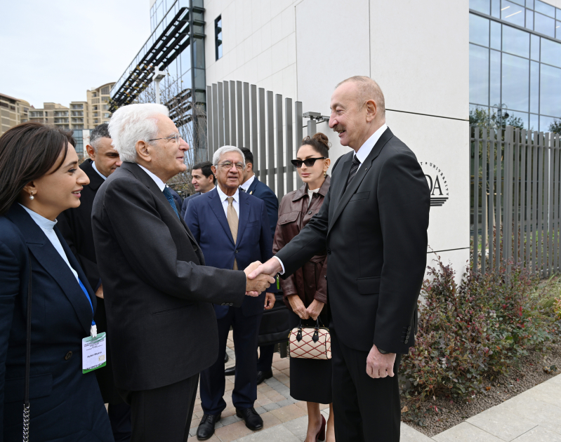 İtaliya-Azərbaycan Universitetinin ilk tədris korpuslarının açılışı oldu (FOTO)