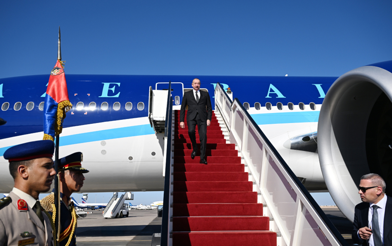 Prezident Misirə getdi (FOTO)