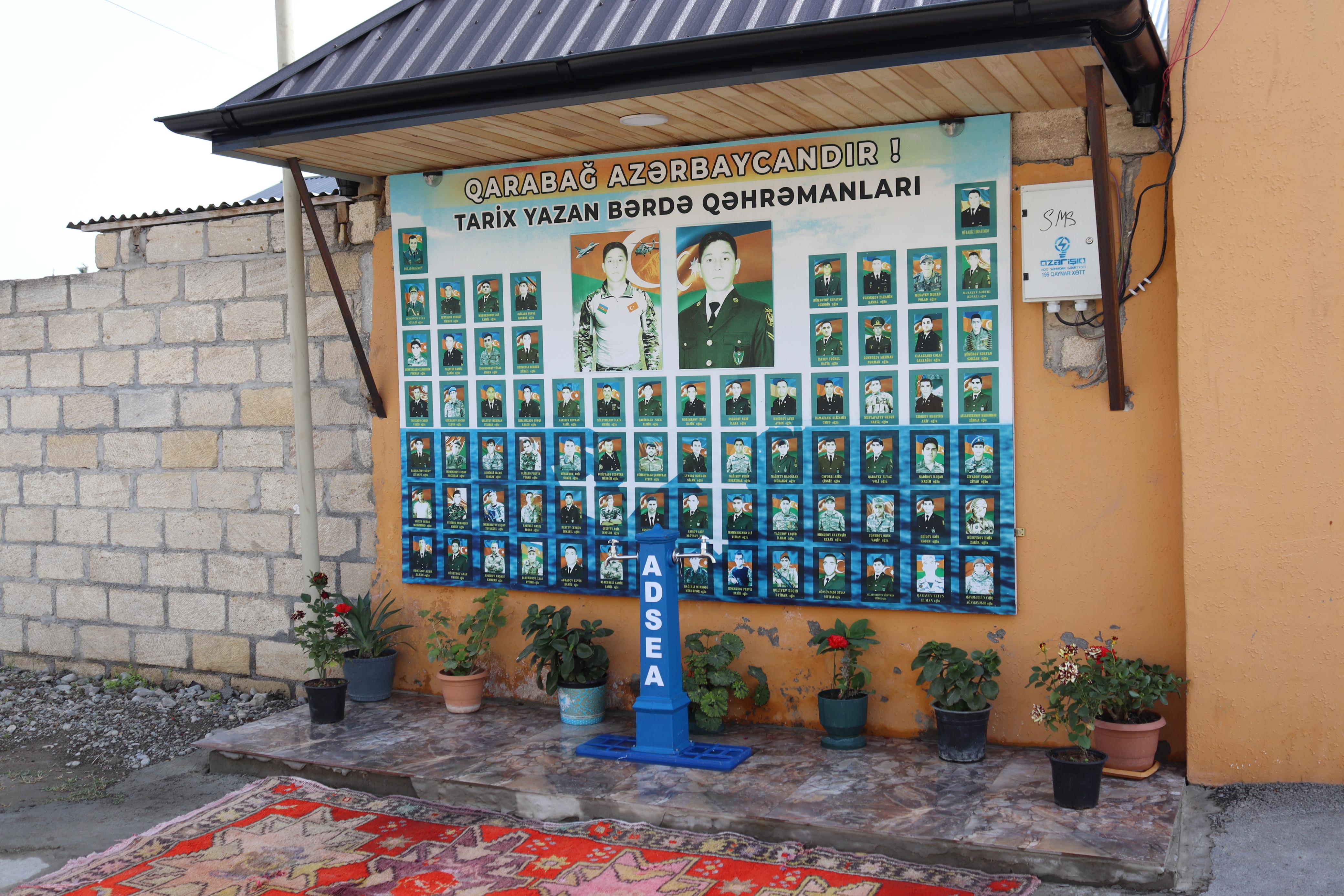 ADSEA Güloğlu sakinlərini içməli su ilə təmin etdi (FOTO)