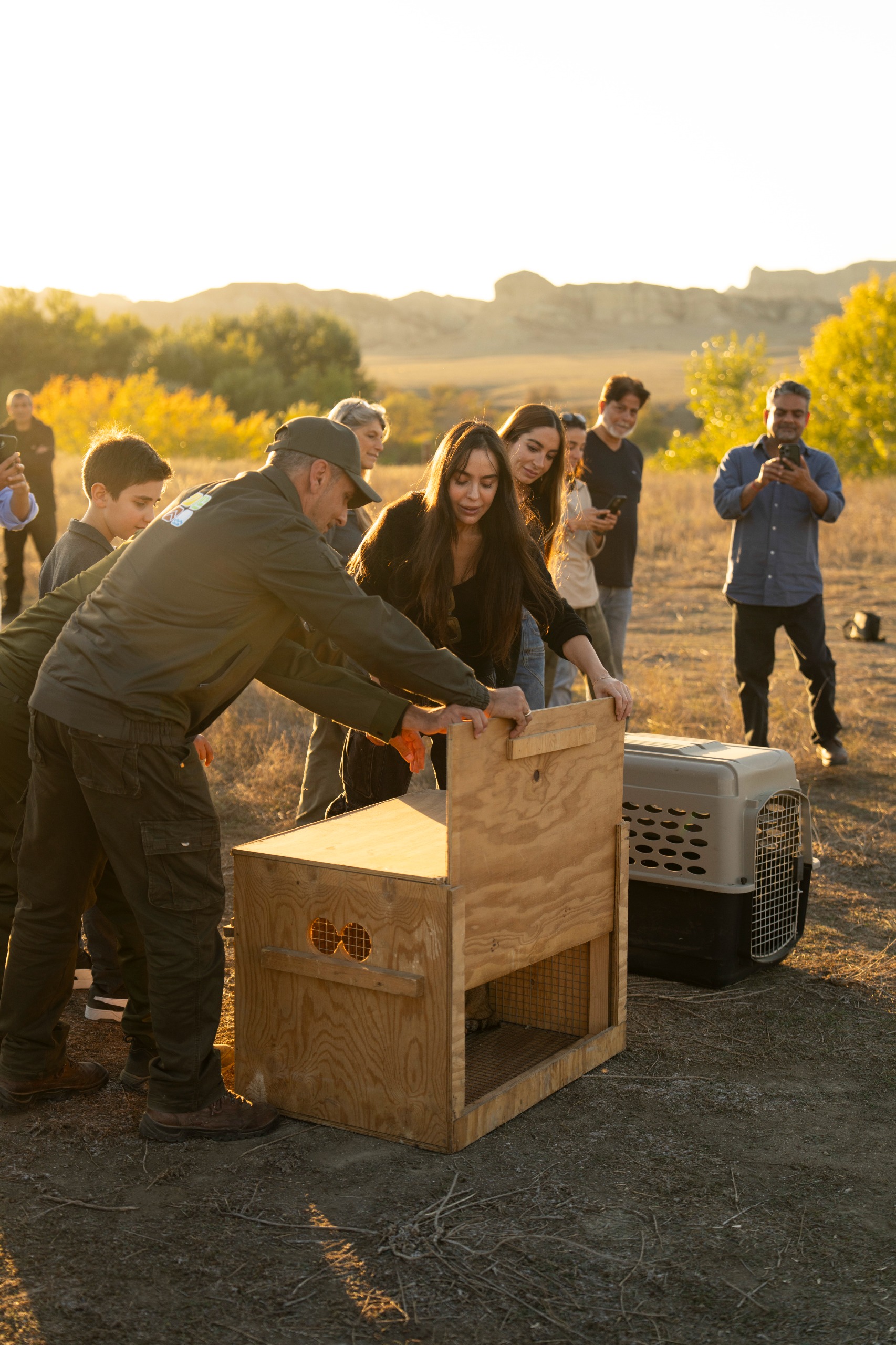 Leyla Əliyeva və Arzu Əliyeva Qaxda açılışda (FOTO)