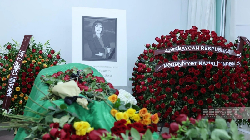 Əminə Yusifqızı dəfn olundu (FOTO)