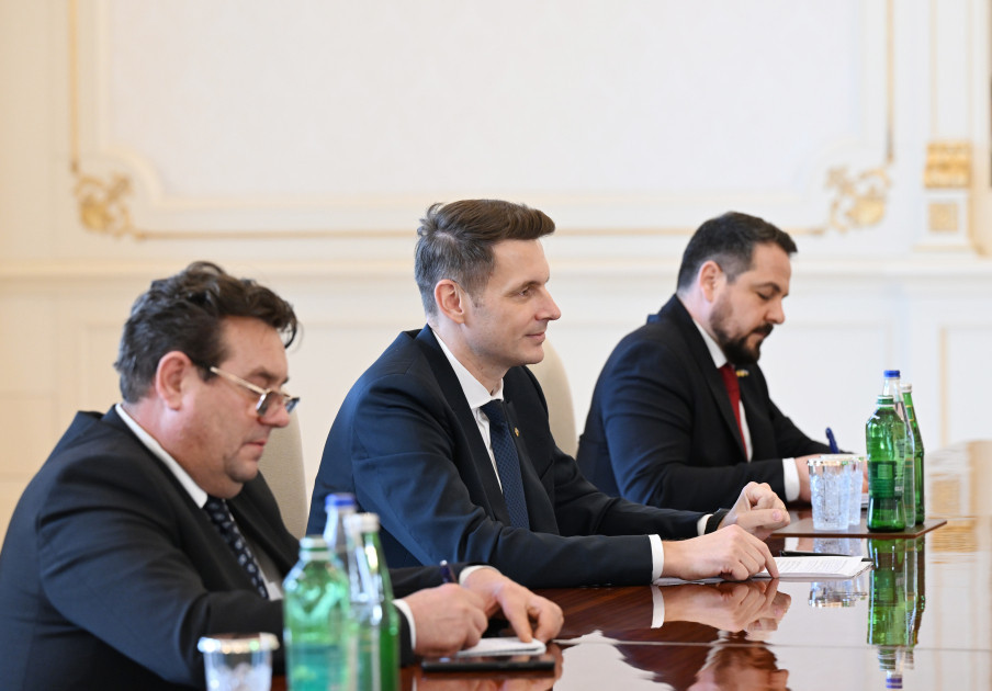 Prezident İlham Əliyev Rumıniya Senatının sədrini qəbul etdi (FOTO)