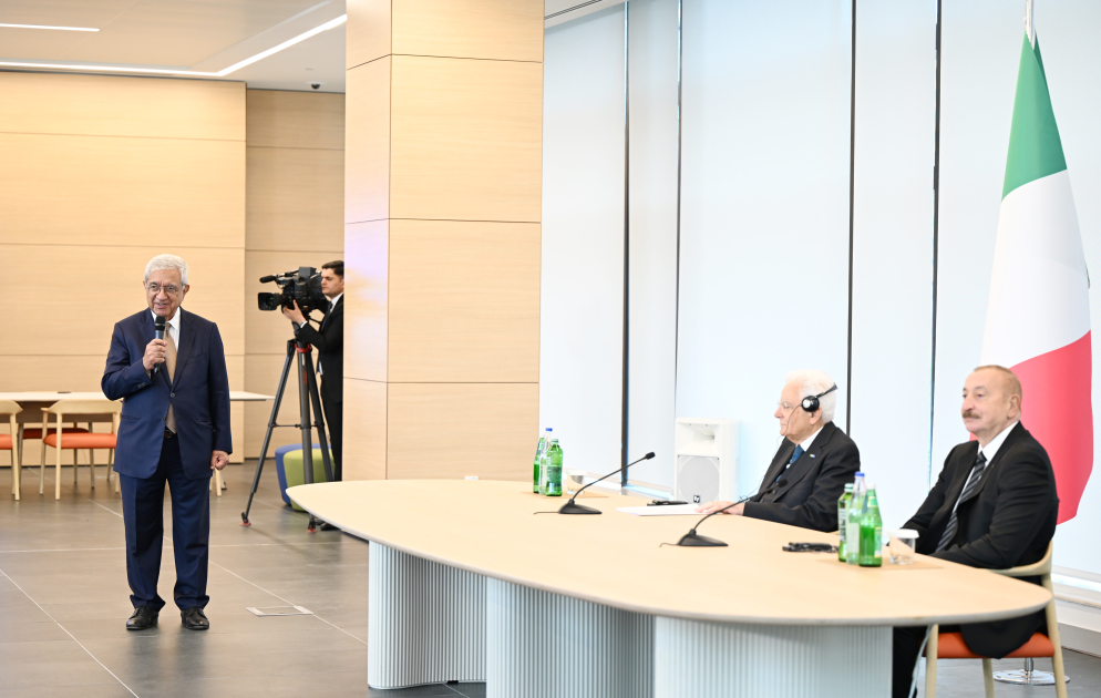 İtaliya-Azərbaycan Universitetinin ilk tədris korpuslarının açılışı oldu (FOTO)