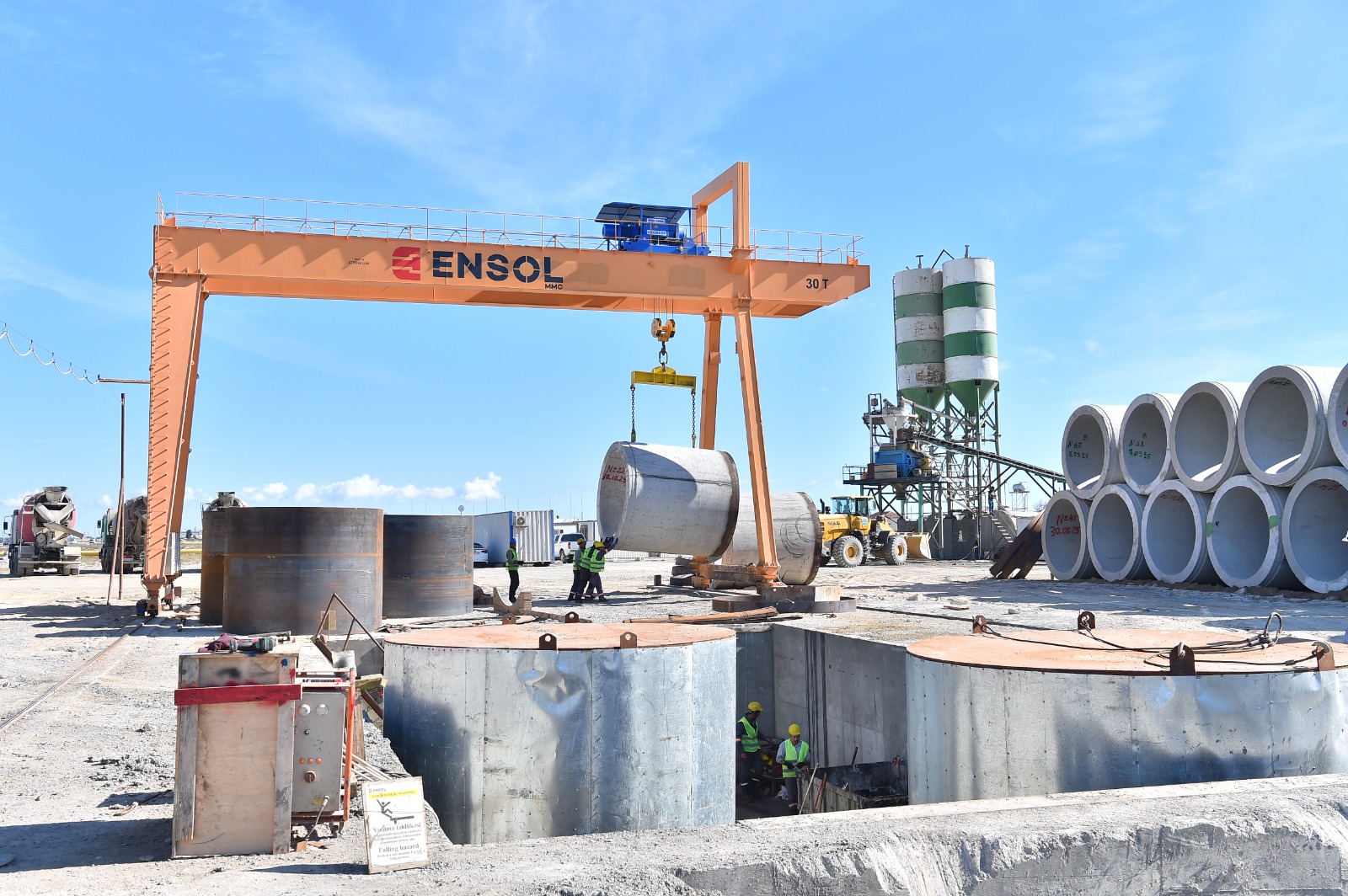 Zığ-Hövsan kanalizasiya kollektoru tikilir (FOTO/VİDEO)