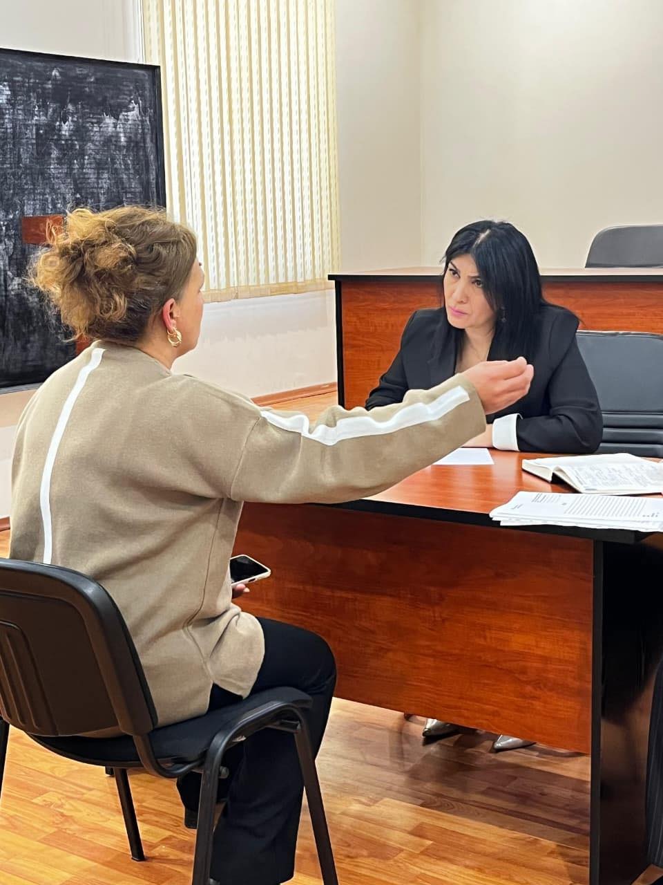 Deputat Elnarə Akimova Stansiya Sumqayıt ərazisində seçicilərlə görüş keçirdi