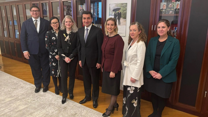 Hikmət Hacıyev ABŞ Dövlət katibinin müavini ilə görüşdü