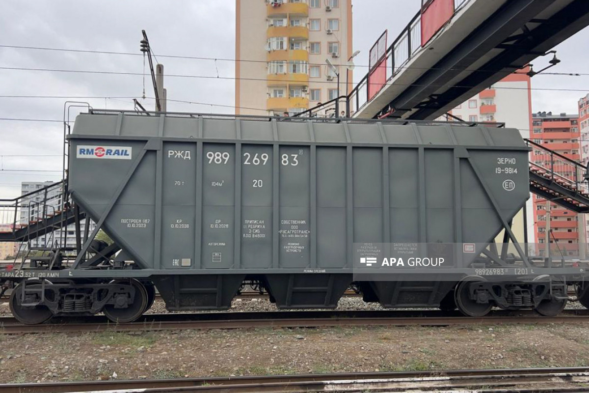 Buğda yüklü qatar Azərbaycandan keçib Ermənistana getdi