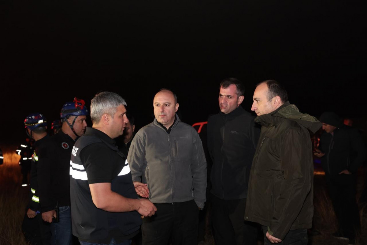 Gürcüstanın DİN başçısı təyyarə qəzasının baş verdiyi ərazidədir( YENİLƏNİB/FOTO)