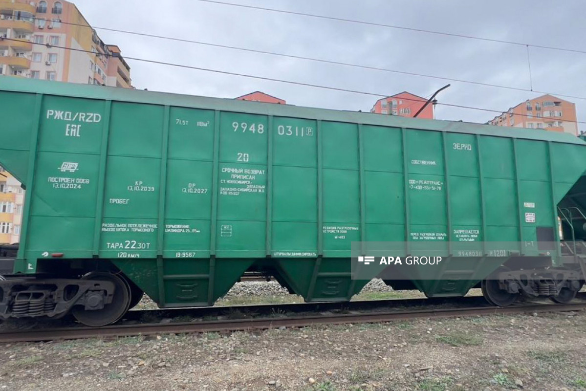 Buğda yüklü qatar Azərbaycandan keçib Ermənistana getdi