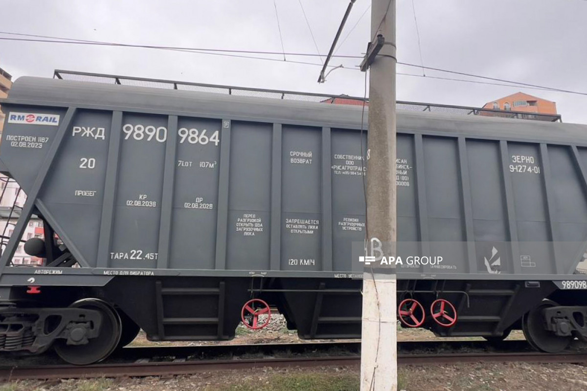 Buğda yüklü qatar Azərbaycandan keçib Ermənistana getdi