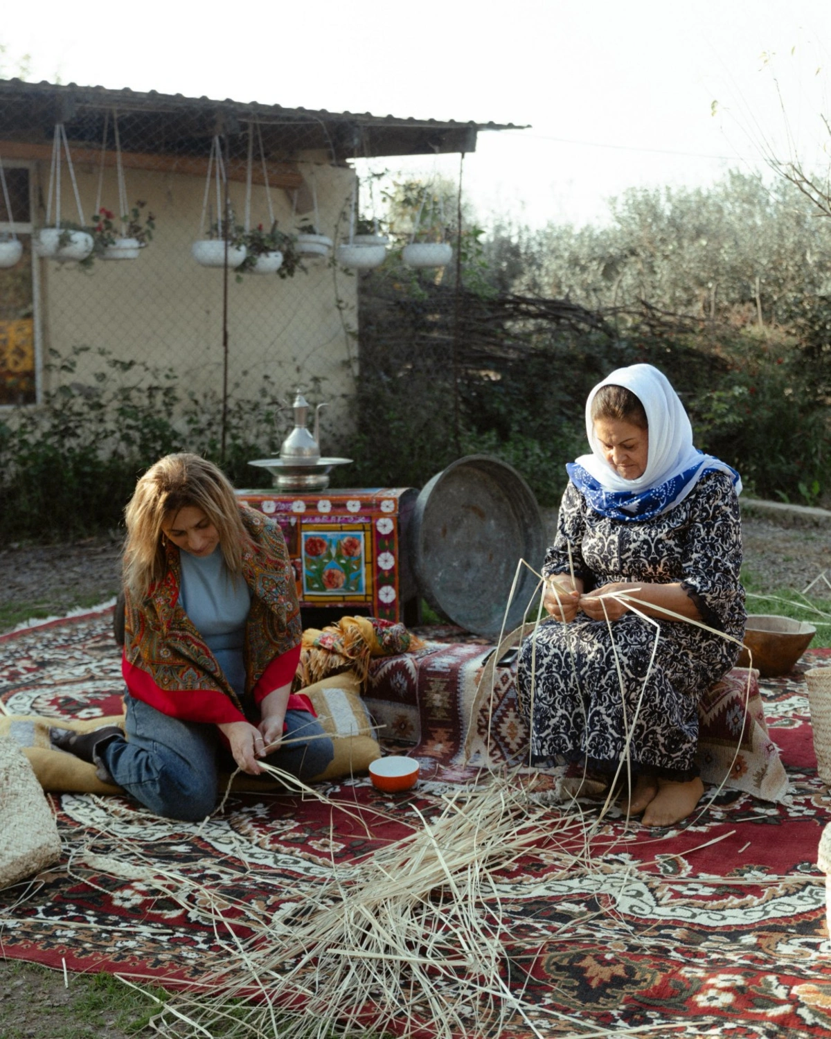 Leyla Əliyeva, Arzu Əliyeva və Alena Əliyeva Lənkəranda fermer təsərrüfatı ilə tanış oldu (FOTO)