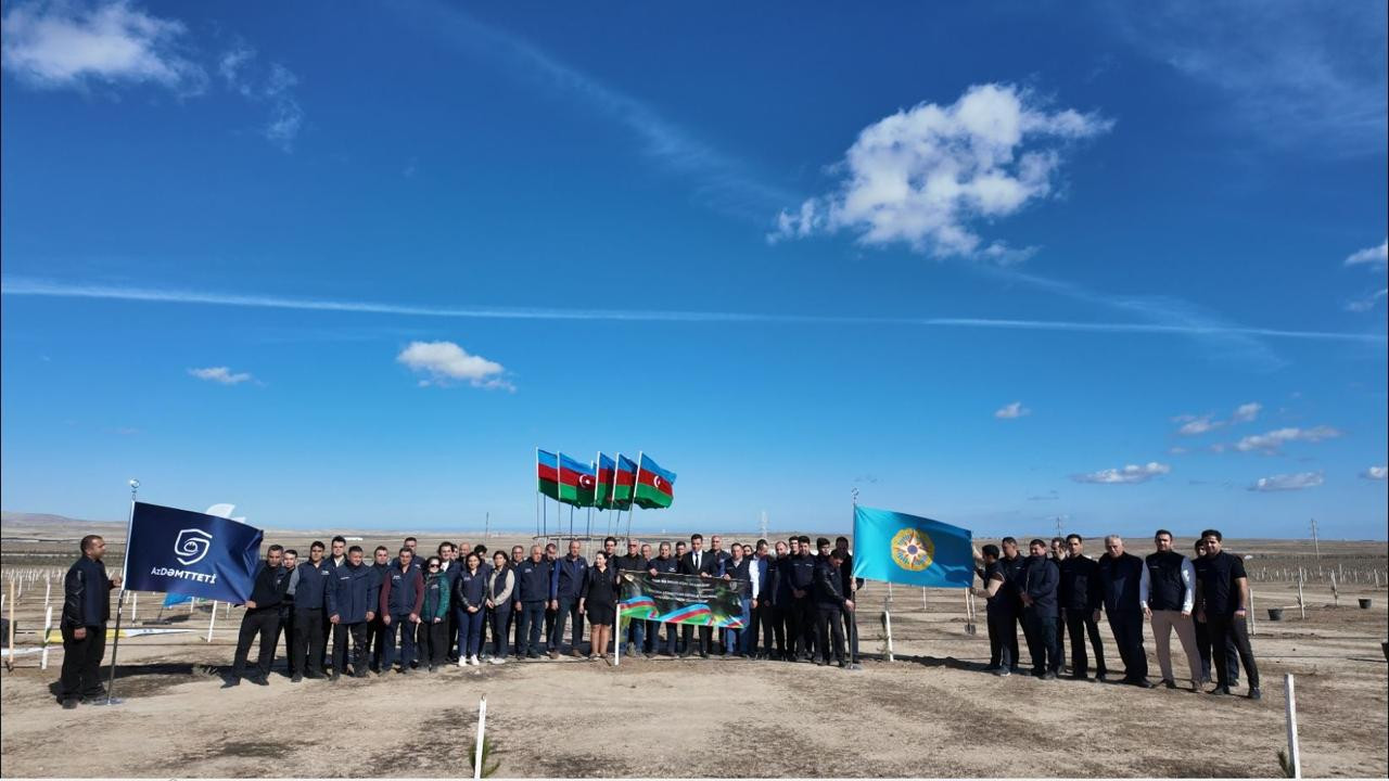 FHN Zəfər Gününə həsr olunmuş ağacəkmə aksiyası keçirdi (FOTO)