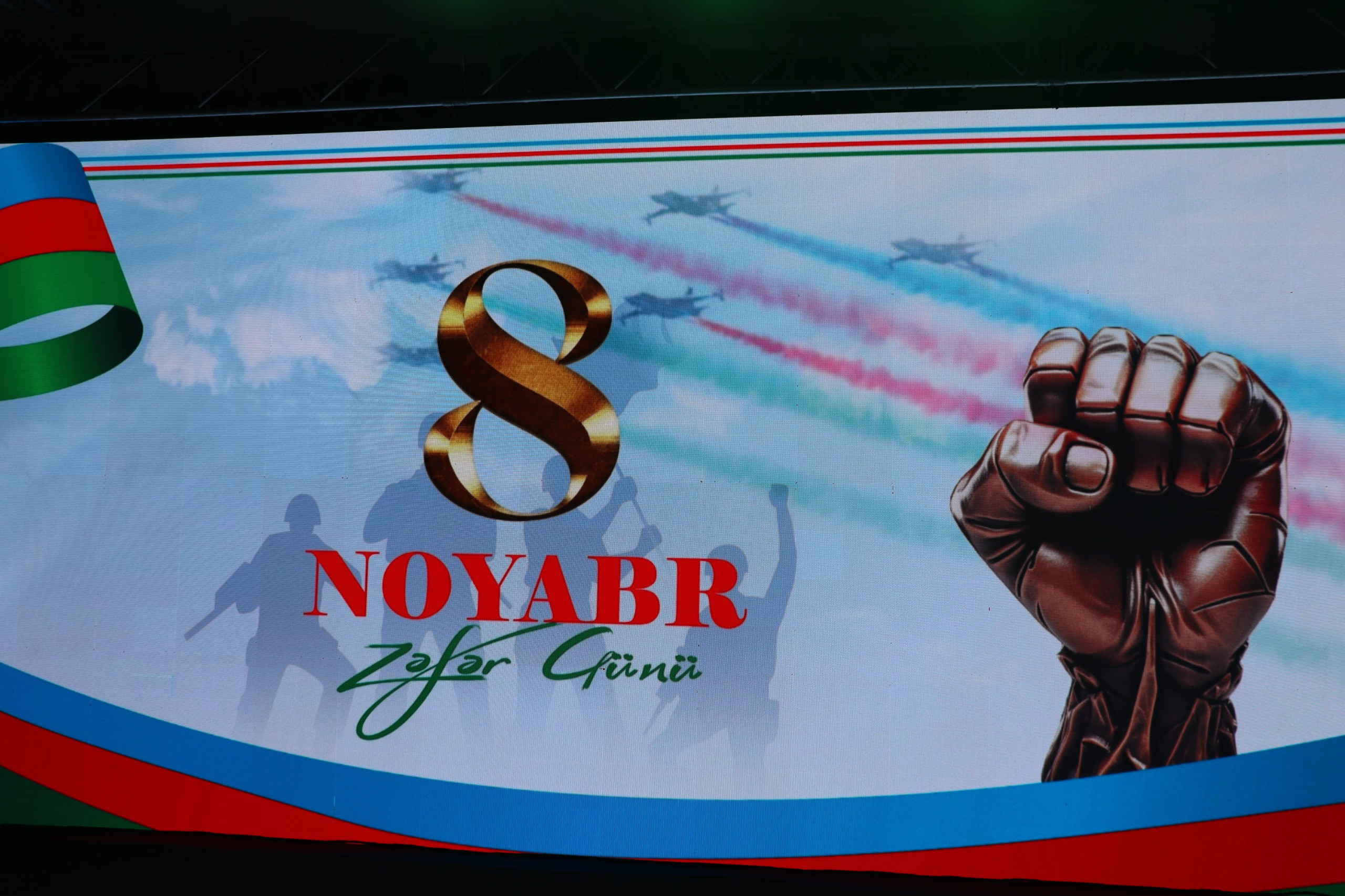 Xankəndidə Zəfər atəşfəşanlığı oldu (FOTO)