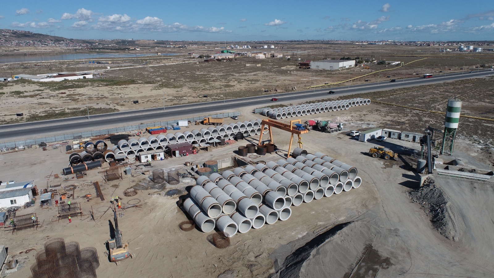 Zığ-Hövsan kanalizasiya kollektoru tikilir (FOTO/VİDEO)