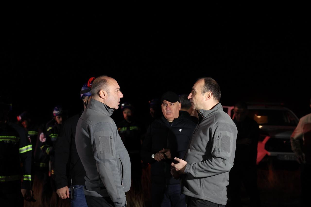 Gürcüstanın DİN başçısı təyyarə qəzasının baş verdiyi ərazidədir( YENİLƏNİB/FOTO)