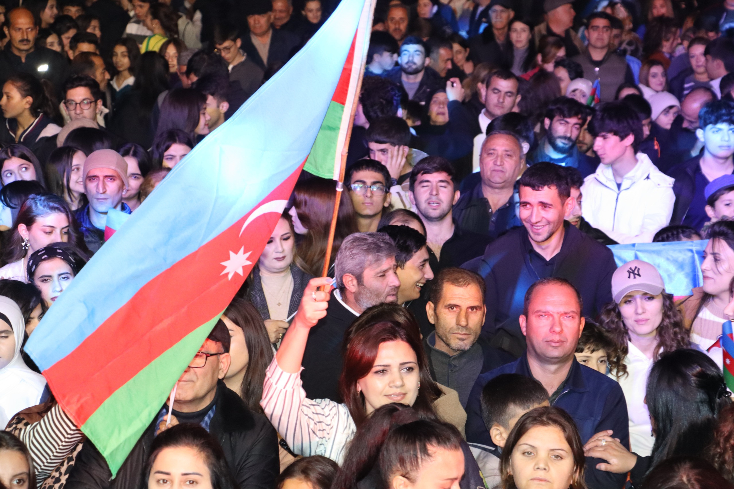 Xankəndidə Zəfər atəşfəşanlığı oldu (FOTO)