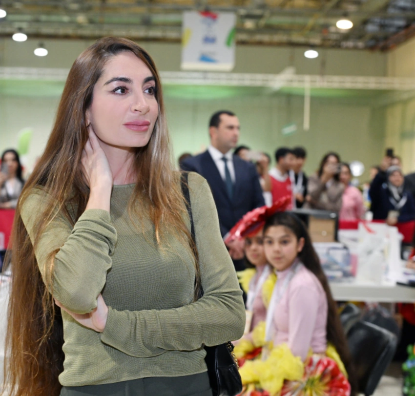 Leyla Əliyeva, Arzu Əliyeva və Alena Əliyeva STEAM Festivalını ziyarət etdi (FOTO)