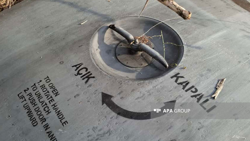 Türkiyəyə məxsus təyyarənin daha iki qalığı tapıldı (FOTO/VİDEO)