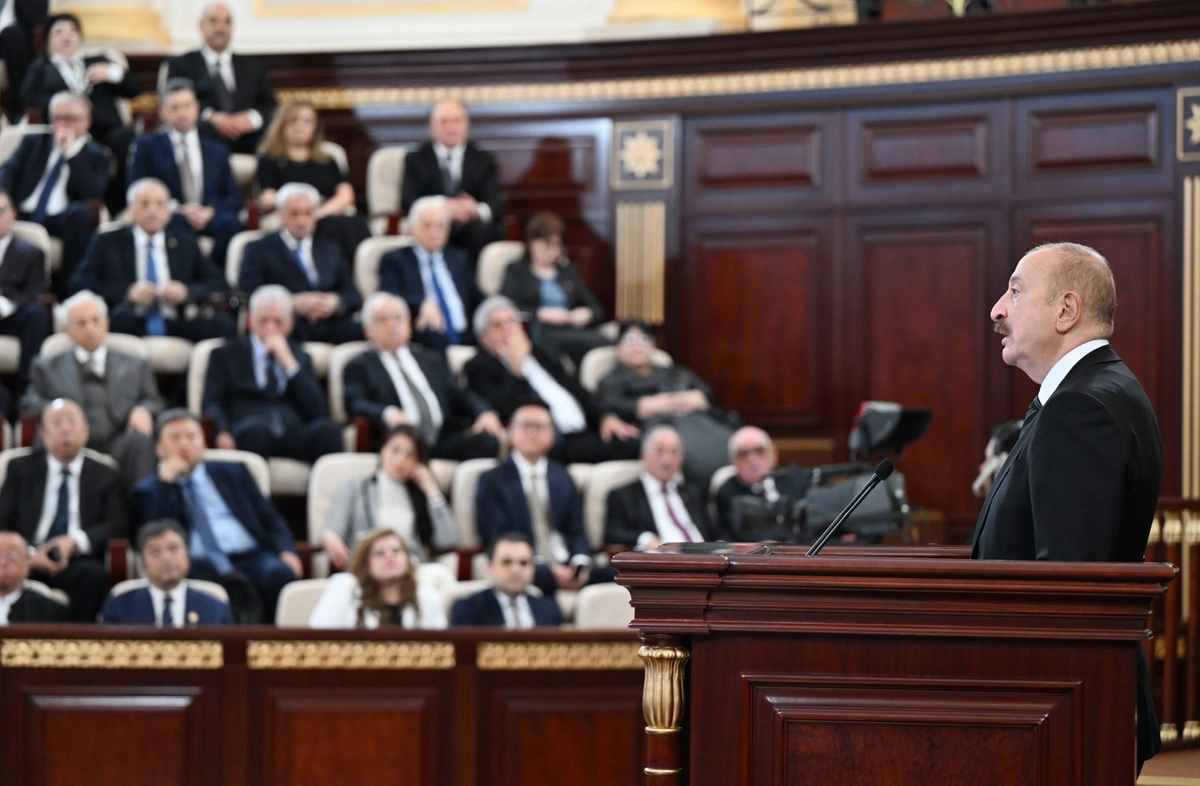 İlham Əliyev AMEA-nın 80 illik yubileyinə həsr olunmuş yığıncaqda çıxış etdi (FOTO/YENİLƏNİB)