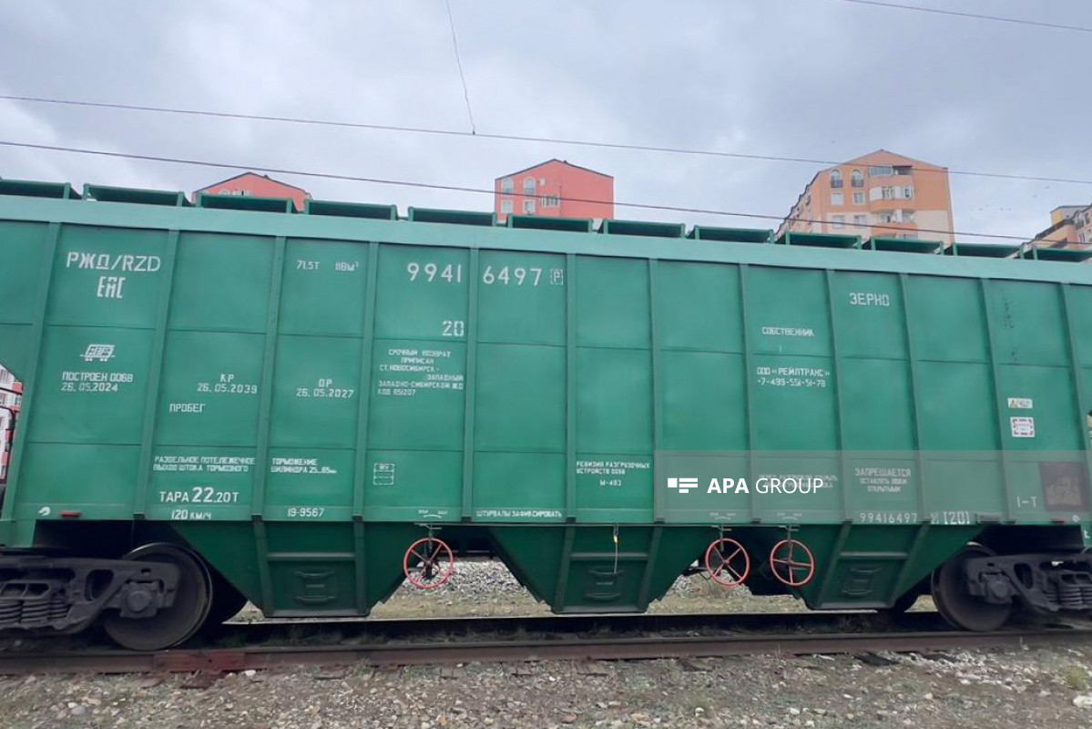 Buğda yüklü qatar Azərbaycandan keçib Ermənistana getdi