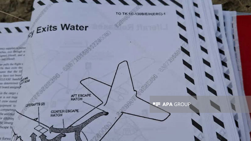 Türkiyəyə məxsus təyyarənin daha iki qalığı tapıldı (FOTO/VİDEO)