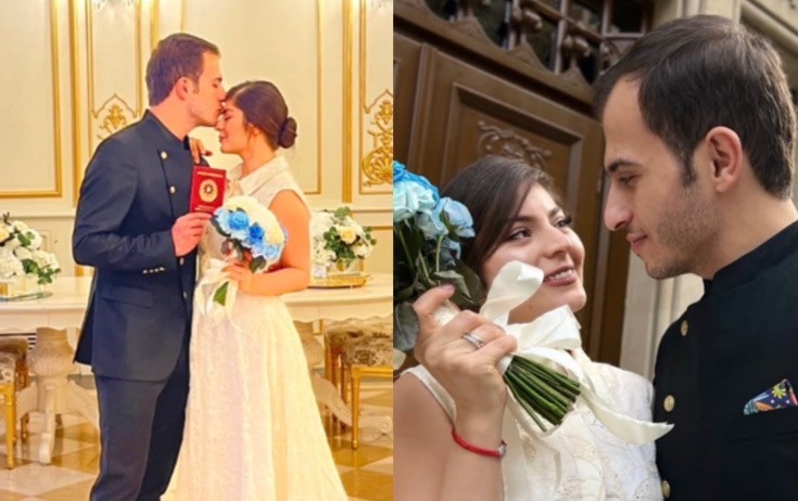 Əməkdar artistin oğlu həmkarı ilə evləndi