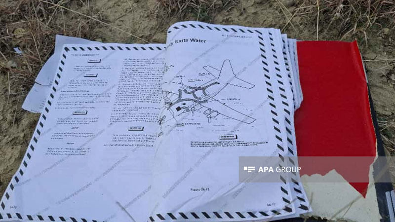 Türkiyəyə məxsus təyyarənin daha iki qalığı tapıldı (FOTO/VİDEO)