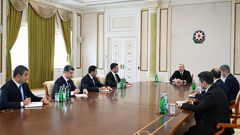 Prezident Ceyhun Cəlilovu və yeni təyin olunan icra başçılarını qəbul etdi (FOTO)