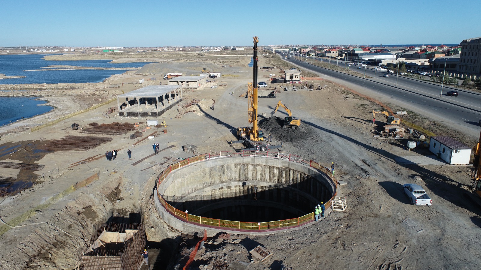 Zığ-Hövsan kanalizasiya kollektoru tikilir (FOTO/VİDEO)