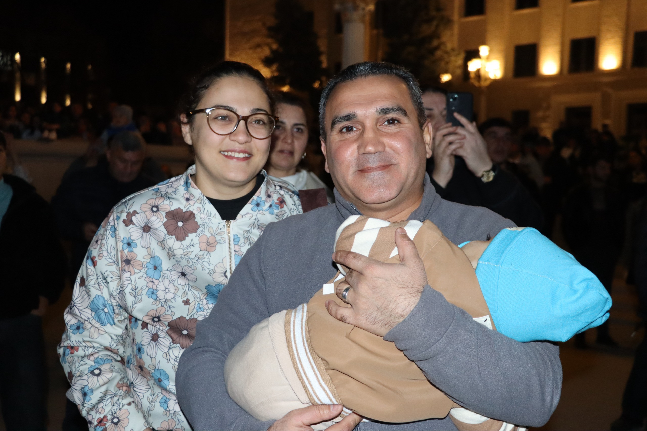 Xankəndidə Zəfər atəşfəşanlığı oldu (FOTO)