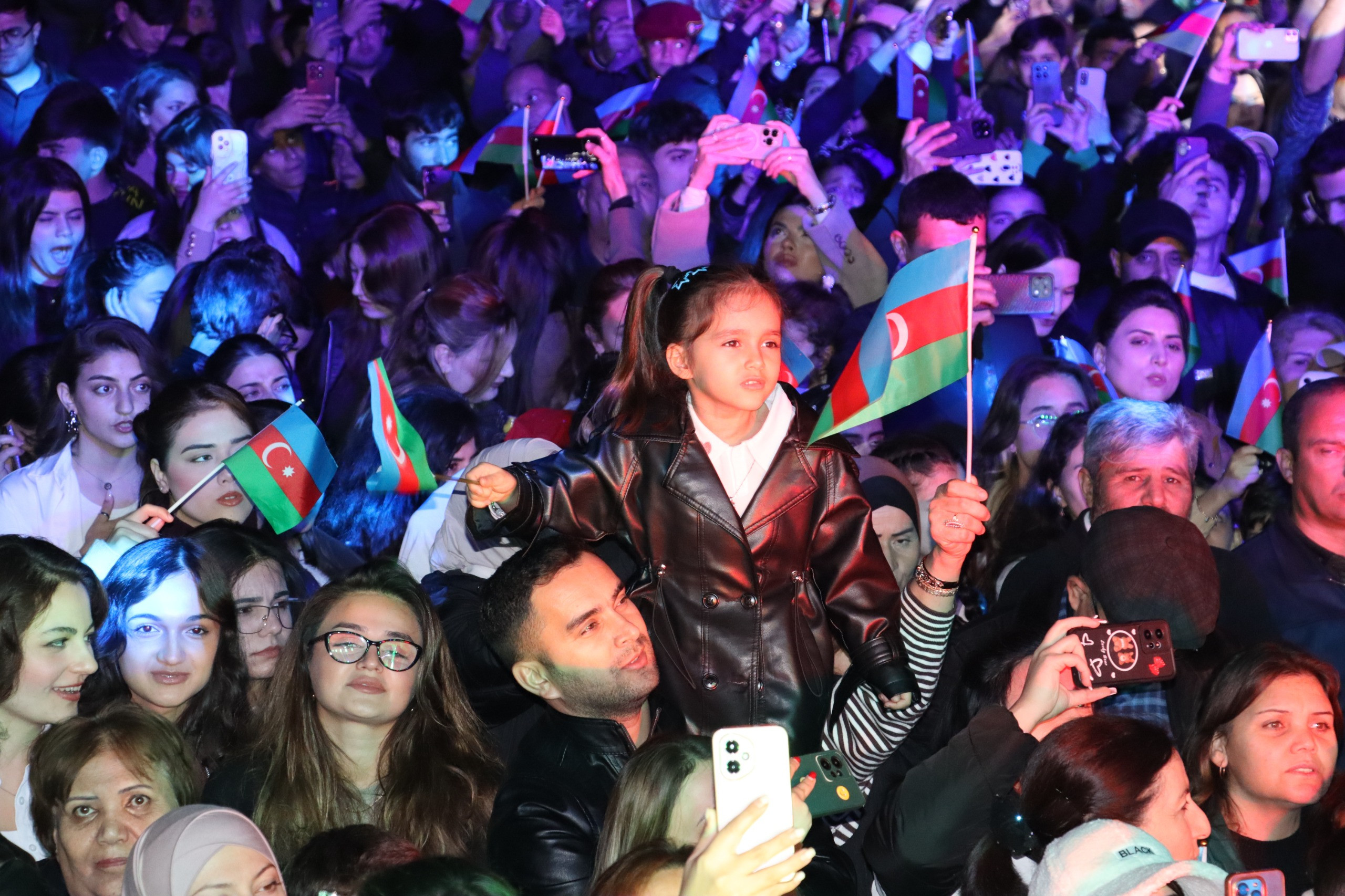 Xankəndidə Zəfər atəşfəşanlığı oldu (FOTO)