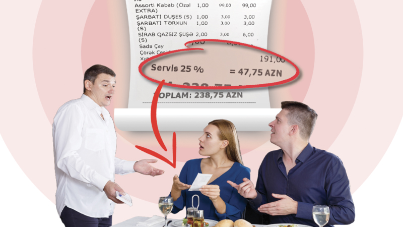 Restoranlarda müştəriləri soymağın yeni üsulu: İstədikləri qədər haqq tələb edirlər