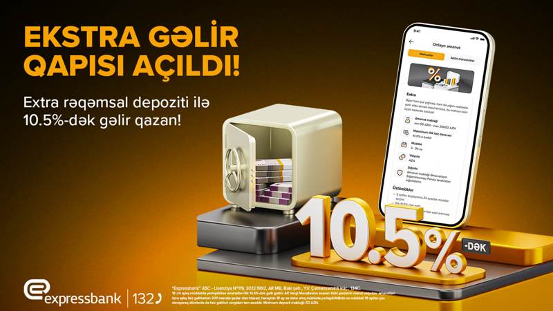 Pulunuzu “EXTRA” artıracaq rəqəmsal xidmət – Expressbank