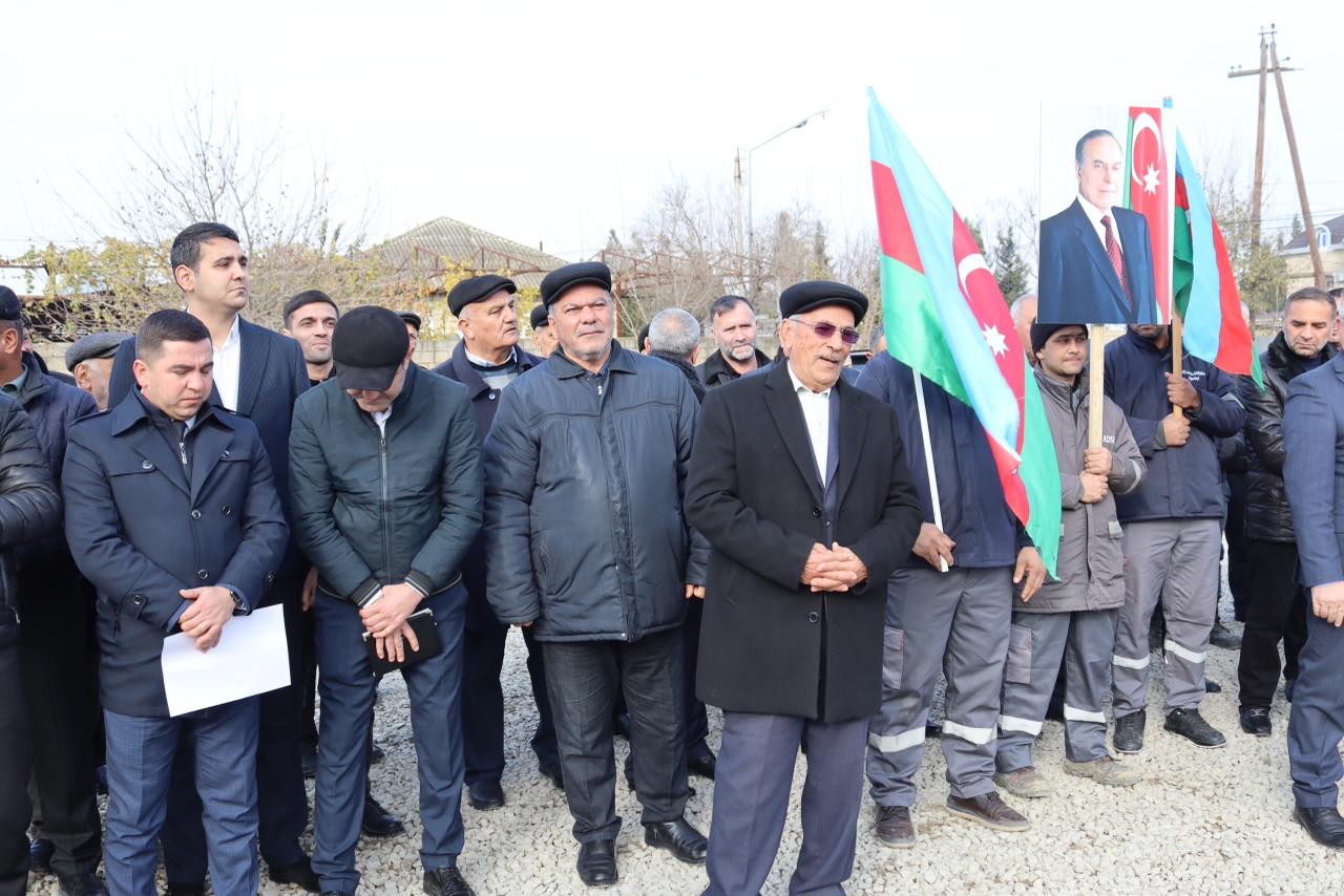 ADSEA daha bir qəsəbəni içməli su ilə təmin etdi (FOTO)