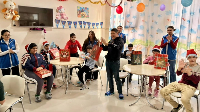 Leyla Əliyevanın təşəbbüsü ilə Mingəçevirdə uşaqlar üçün Yeni il tədbiri keçirildi (FOTO)