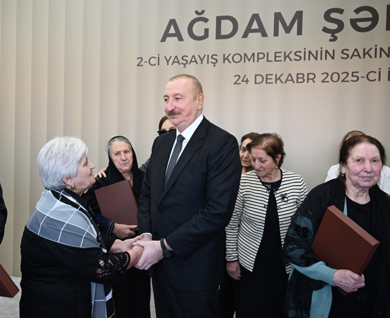 Xankəndidə Zəfər parkının, Ağdamda yaşayış kompleksinin açılışı oldu (YENİLƏNİB)