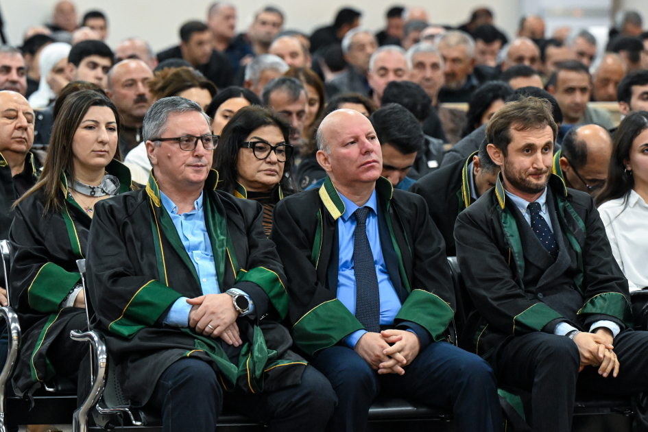 Təqsirləndirilən şəxslərin vəkillərinin müdafiə çıxışı yekunlaşdı (FOTO)