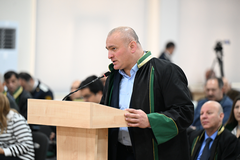 Təqsirləndirilən şəxslərin vəkillərinin müdafiə çıxışı yekunlaşdı (FOTO)