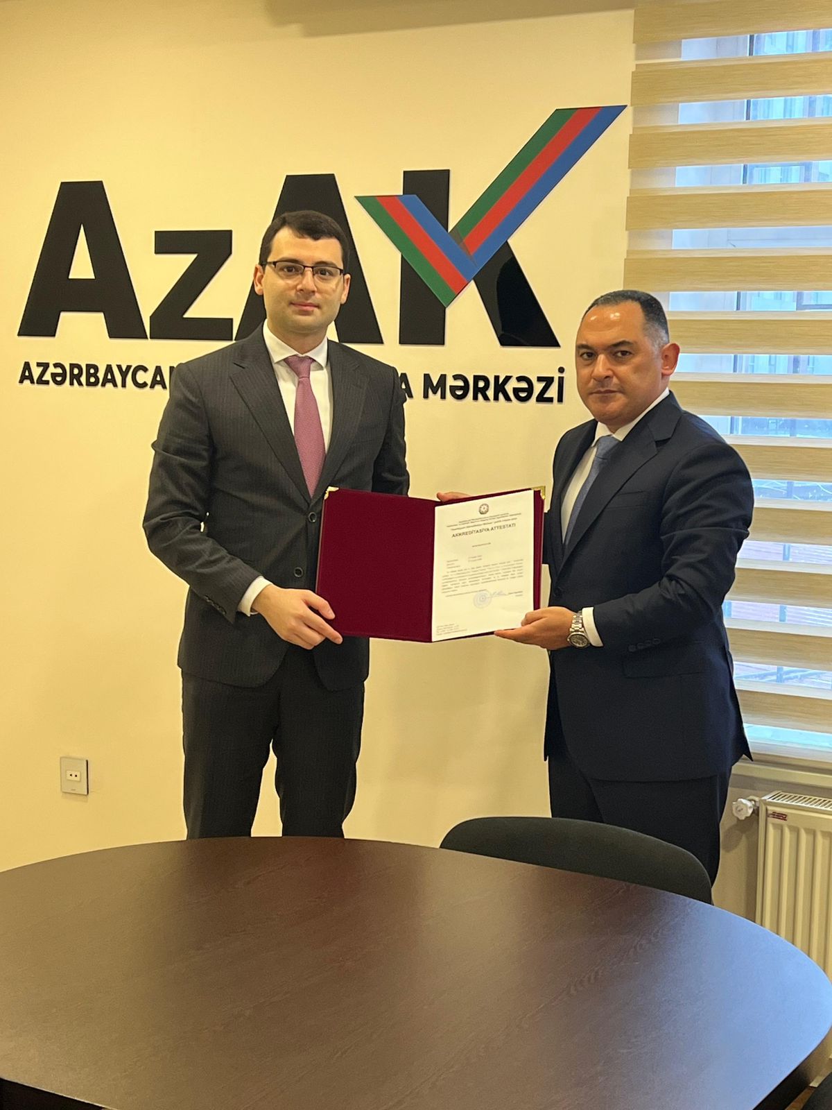 Su və Meliorasiya Elmi Tədqiqat İnstitutuna yeni akkreditasiya attestatı təqdim edildi (FOTO)