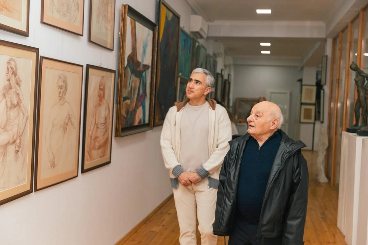 Anar Ələkbərov Ömər Eldarovu evində ziyarət etdi (FOTO)