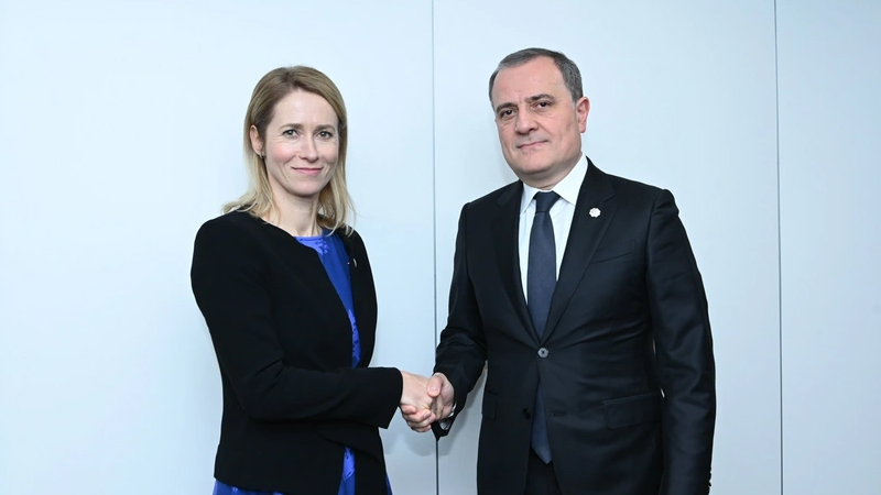 Ceyhun Bayramov Kaya Kallas ilə görüşdü